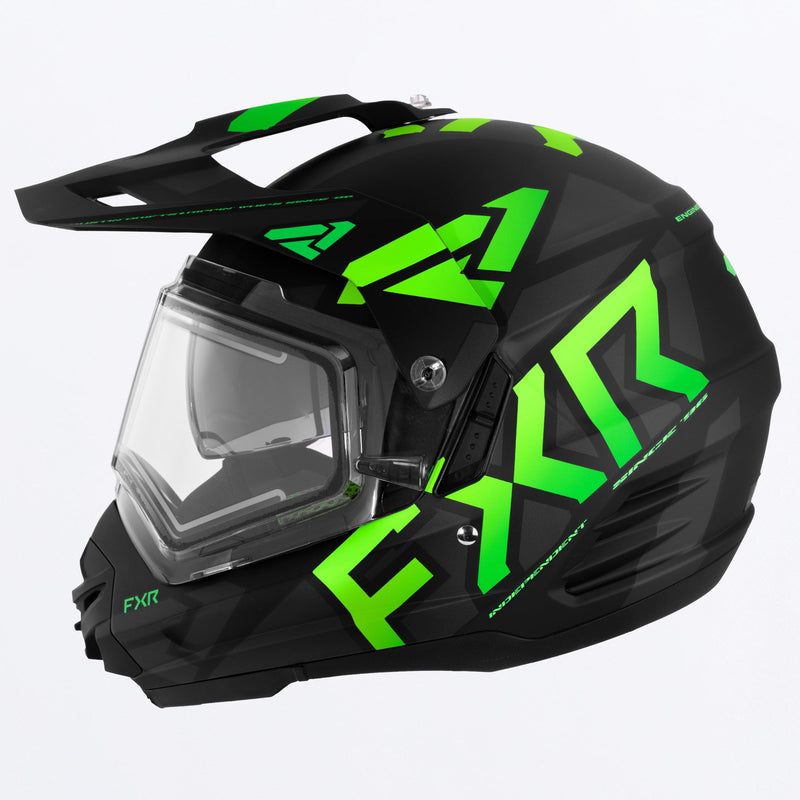 Chargez l'image dans la visionneuse de la galerie, TorqueXTeam_Helmet_BlackLime_230635-_1070_left
