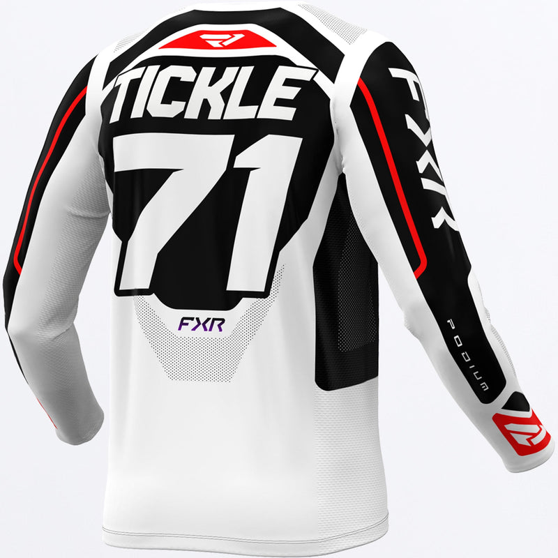 Chargez l'image dans la visionneuse de la galerie, CustomPodiumRelayMX_Jersey_WhiteBlackRed_SKU_263341-_0110_Extra

