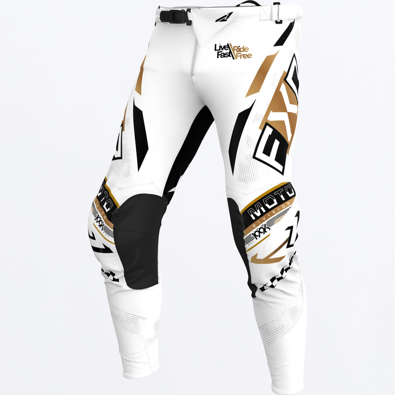 Chargez l'image dans la visionneuse de la galerie, Podium_GLADIATOR_MXPant_WhiteBlackGold_253364-_0110_front
