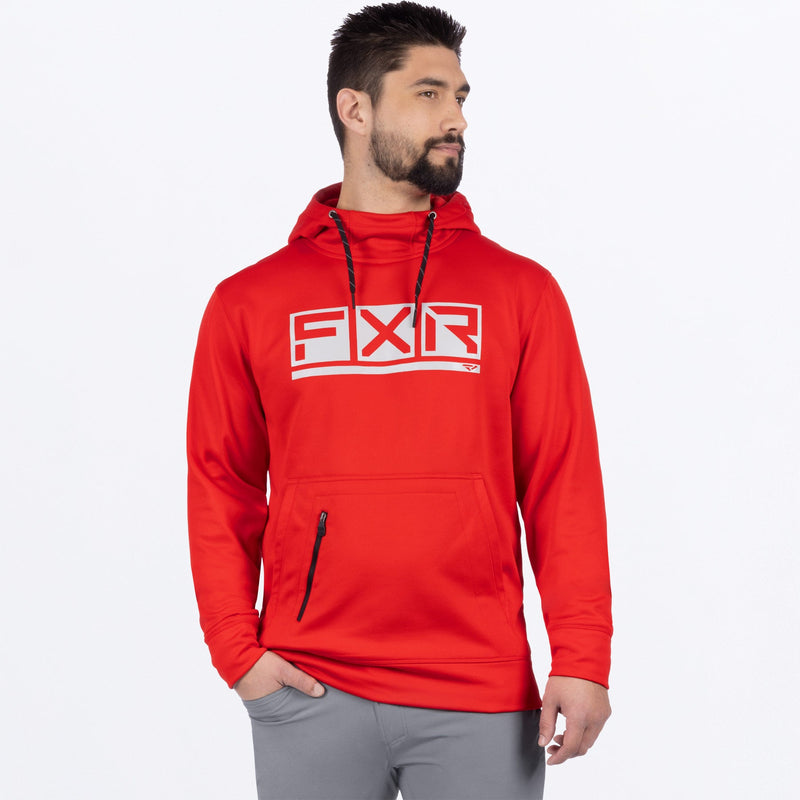 Chargez l'image dans la visionneuse de la galerie, PodiumTechPO_Hoodie_M_RedGrey_251122-_2005_front
