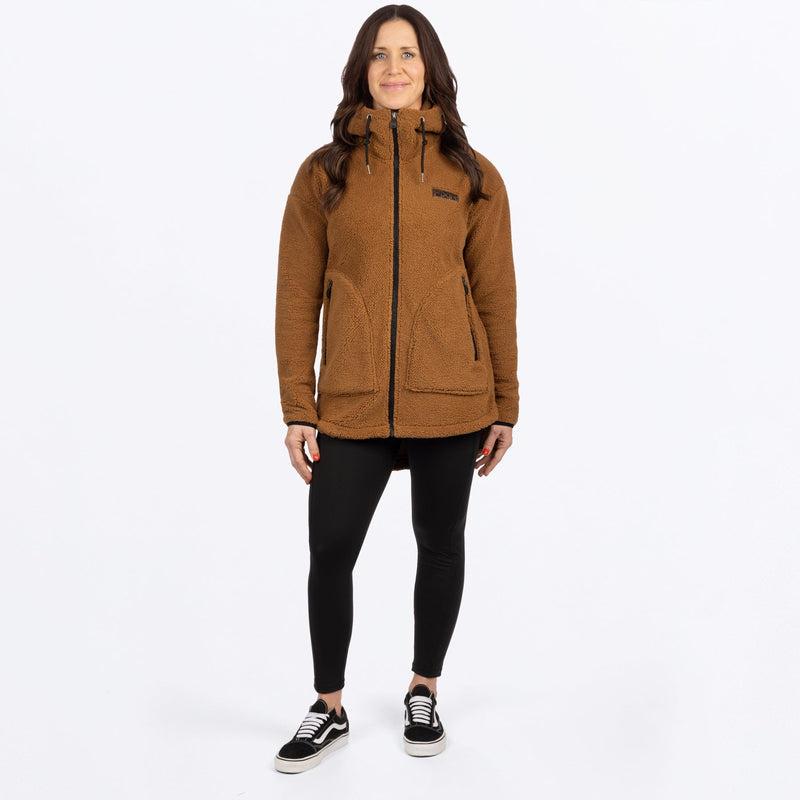 Chargez l'image dans la visionneuse de la galerie, SapphireSherpa_Hoodie_W_CopperBlack_251201-_1910_Fullbody
