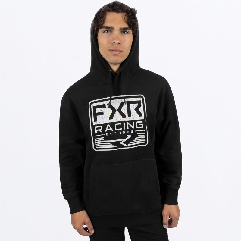 Chargez l'image dans la visionneuse de la galerie, EmblemCottonPO_Hoodie_M_BlackSplatter_251156-_1095_side
