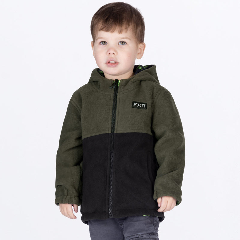 Chargez l'image dans la visionneuse de la galerie, ToddlerRideReversible_Jacket_LimeHazardGrey_SKU_242203-_7105_Extra1
