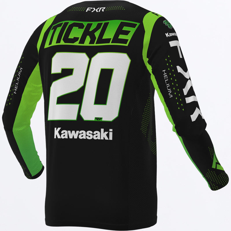 Chargez l'image dans la visionneuse de la galerie, TickleRaceReplica_MXJersey_BlkLime_243316-_1070_back
