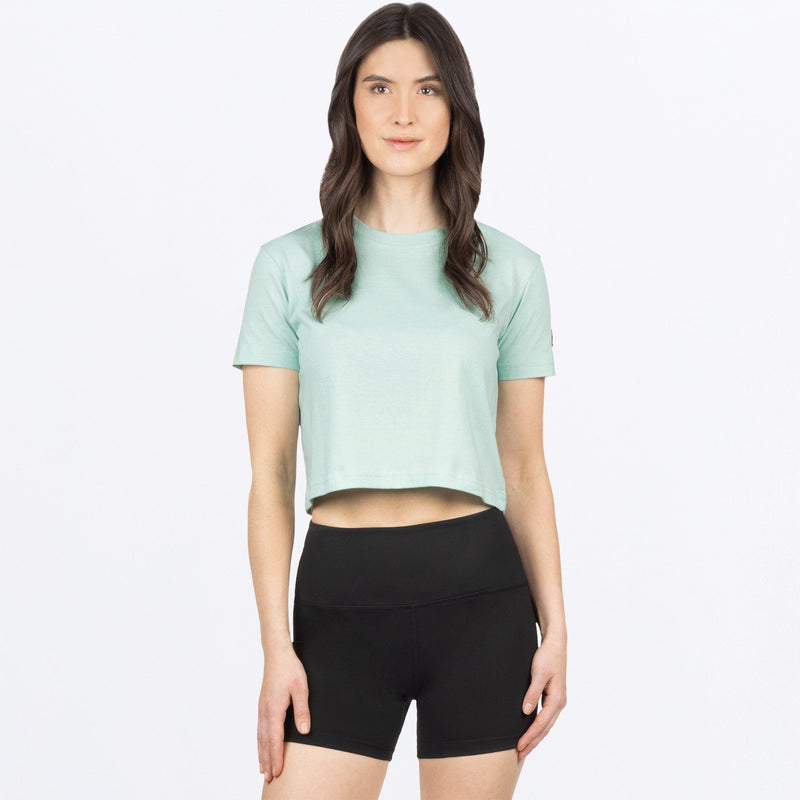 Chargez l'image dans la visionneuse de la galerie, AlignCrop_TShirt_W_LtSage_242235-_7000_front

