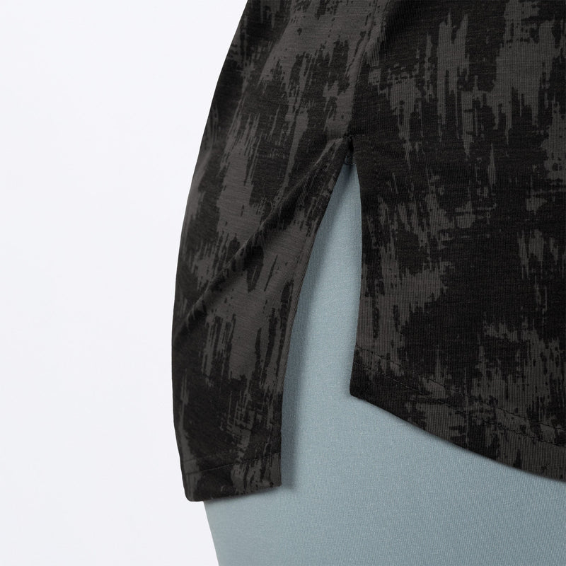 Chargez l'image dans la visionneuse de la galerie, Lotus_Active_Tshirt_W_BlackFiber_232255-_1200_SideDetail

