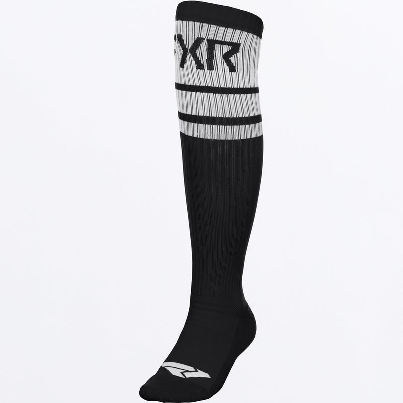 Chargez l'image dans la visionneuse de la galerie, Moto_Sock_BlackWhite_261635-_1001_front
