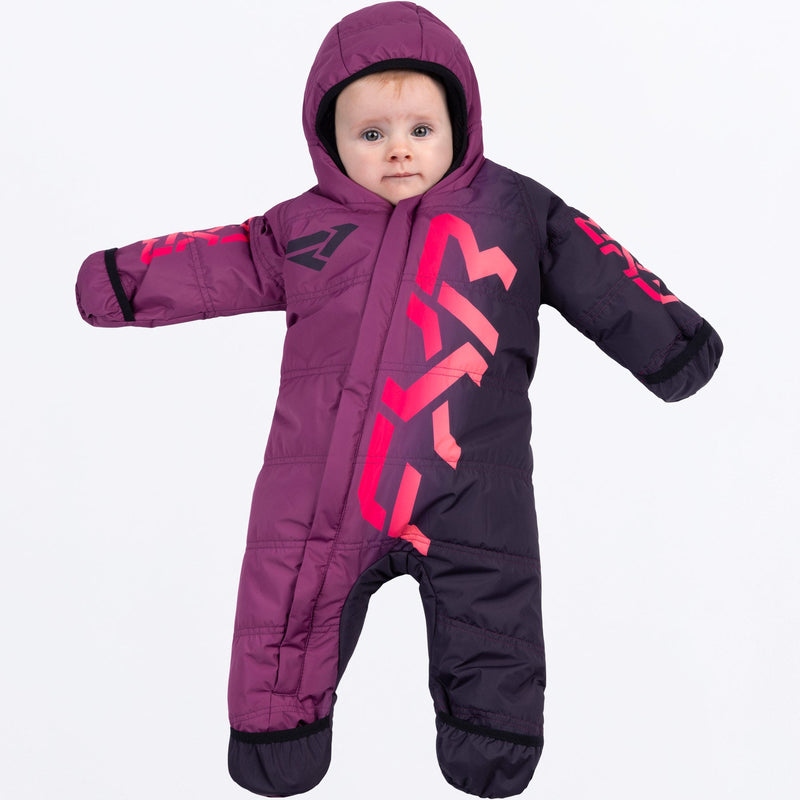 Chargez l'image dans la visionneuse de la galerie, InfantCX_Snowsuit_Y_WineRazzMelonFade_251510-_8600_Front

