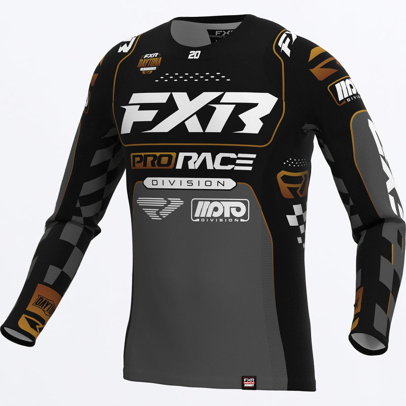 Chargez l'image dans la visionneuse de la galerie, CustomRevoDaytonaMX_Jersey_BlackCharKash_SKU_263358-_1008_Front
