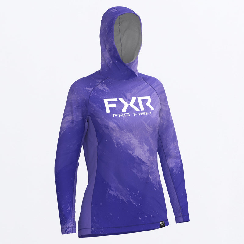 Chargez l'image dans la visionneuse de la galerie, DerbySwellAirUPF_PO_Hoodie_W_Amethyst_252261-_8400_front3D
