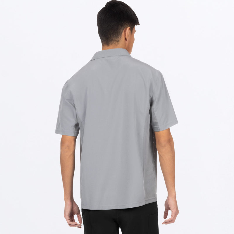 Chargez l'image dans la visionneuse de la galerie, MBreezePerformanceUPFPolo_Shirt_Grey_SKU_242082-_0500_Extra
