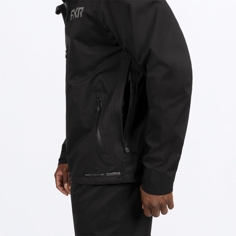 Chargez l'image dans la visionneuse de la galerie, MAdventureLiteTri-Laminate_Jacket_BlackGrey_SKU_262002-_1005_Extra4
