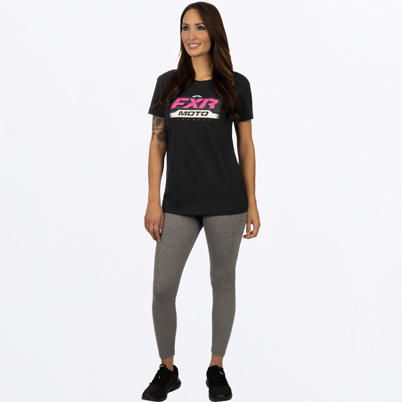 Chargez l'image dans la visionneuse de la galerie, Moto_Premium_Boyfriend_W_TShirt_BlackEPink_232224_1094_frontFull
