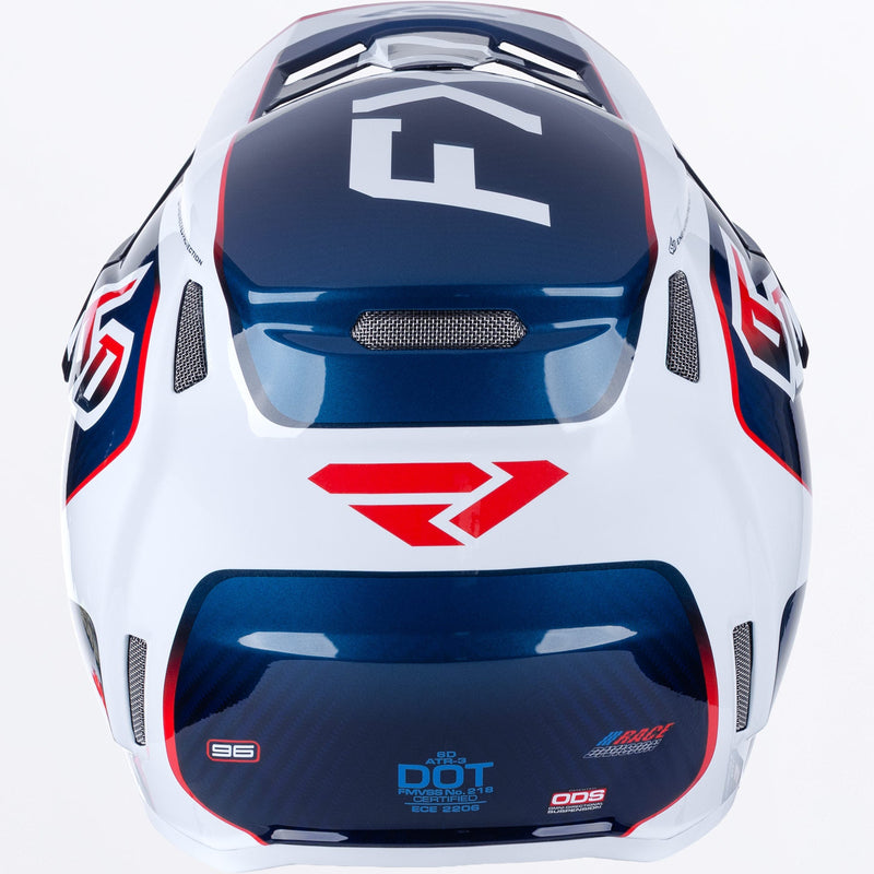 Chargez l'image dans la visionneuse de la galerie, 6DATR-3_Helmet_WhiteRedBlue_SKU_260610-_0120_Extra1
