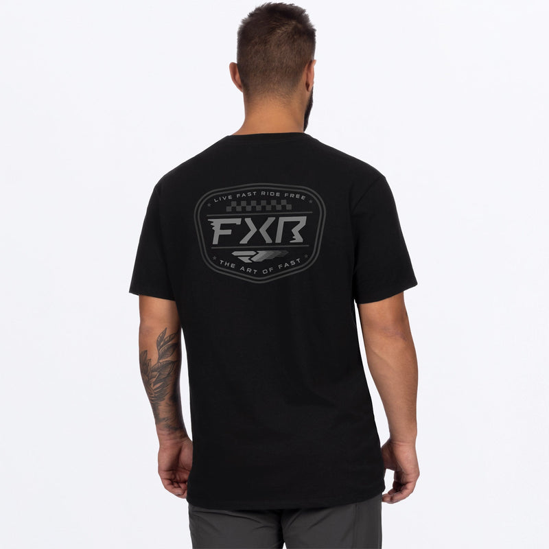 Chargez l'image dans la visionneuse de la galerie, MRacePlatePremium_T-Shirt_BlackGrey_SKU_262013-_1005_Extra
