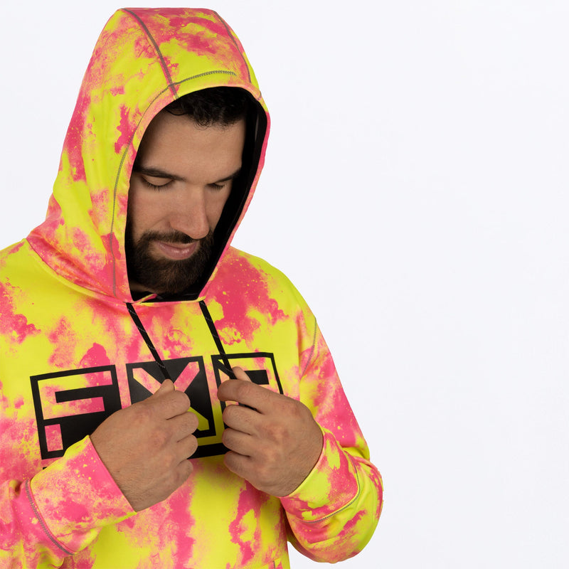 Chargez l'image dans la visionneuse de la galerie, PodiumTech_POHoodie_M_NeonAcidBlack_232038-_6610_FrontDetail
