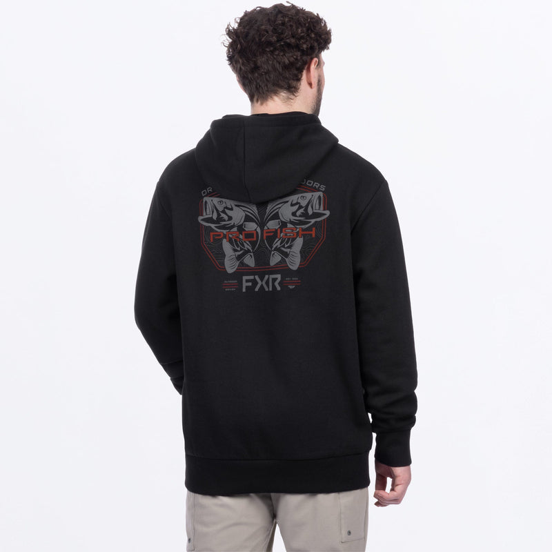 Chargez l'image dans la visionneuse de la galerie, MBassCottonPullover_Hoodie_BlackOxblood_SKU_261152-_1027_Extra

