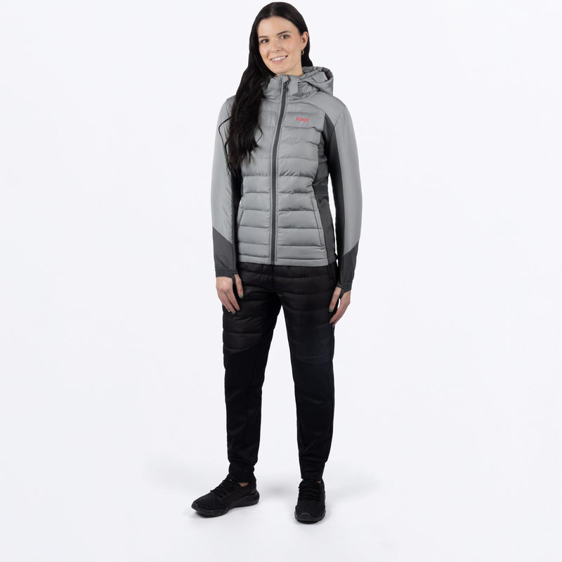 Chargez l'image dans la visionneuse de la galerie, Phoenix_Quilted_Hoodie_W_GreyChar_241206-_0508_Fullbody

