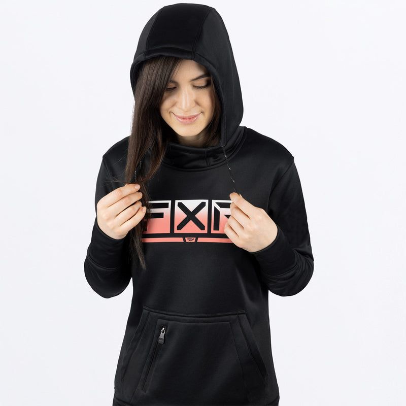 Chargez l'image dans la visionneuse de la galerie, PodiumTech_PO_Hoodie_W_BlackMutedMelon_241215-_1093_Detail
