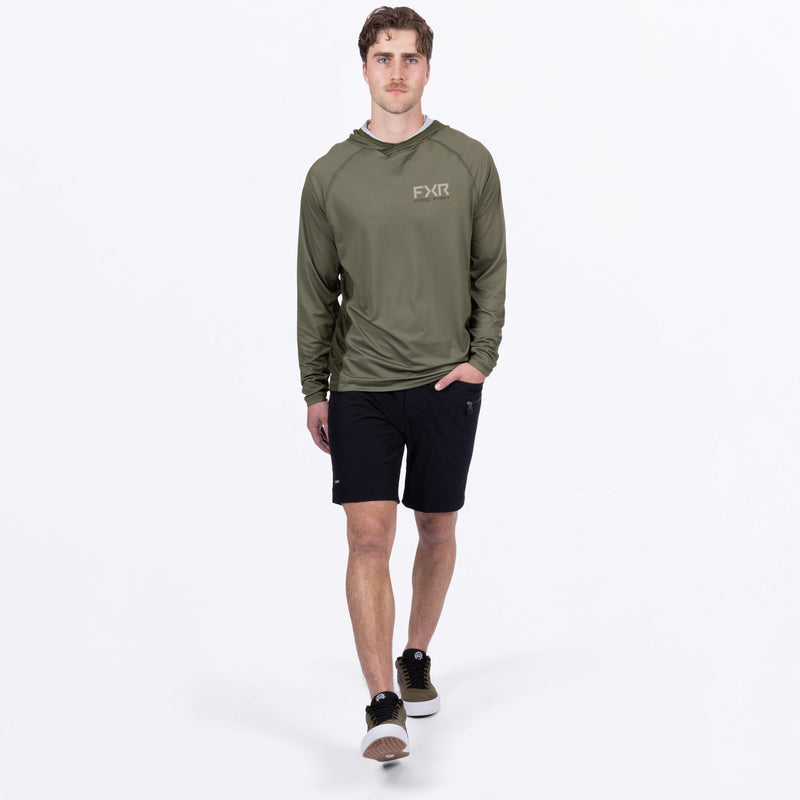 Chargez l'image dans la visionneuse de la galerie, Derby-AirUPF_PO_Hoodie_M_MossStone_252097-_7917_fullbody
