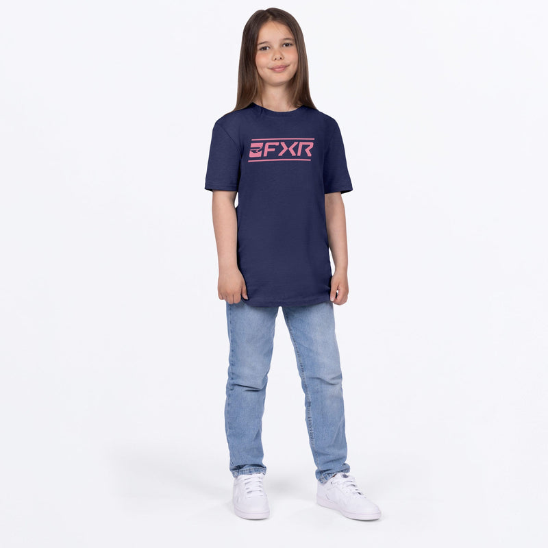 Chargez l'image dans la visionneuse de la galerie, YthVictoryPremium_T-Shirt_NavyDustyRose_SKU_271515-_4598_Extra1

