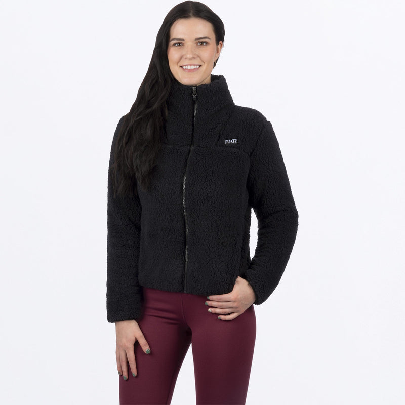 Chargez l'image dans la visionneuse de la galerie, Mantra_Sherpa_Jacket_W_BlackGrey_241202-_1005_front
