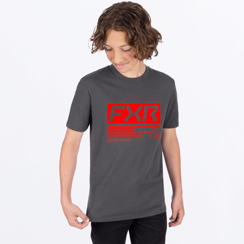 Chargez l'image dans la visionneuse de la galerie, YthElevatePremium_T-Shirt_AsphaltRed_SKU_261509-_0820_Extra2
