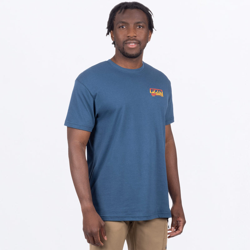 Chargez l'image dans la visionneuse de la galerie, RaceDiv_PremiumTShirt_M_DarkSteelTangerine_242066-_0335_front
