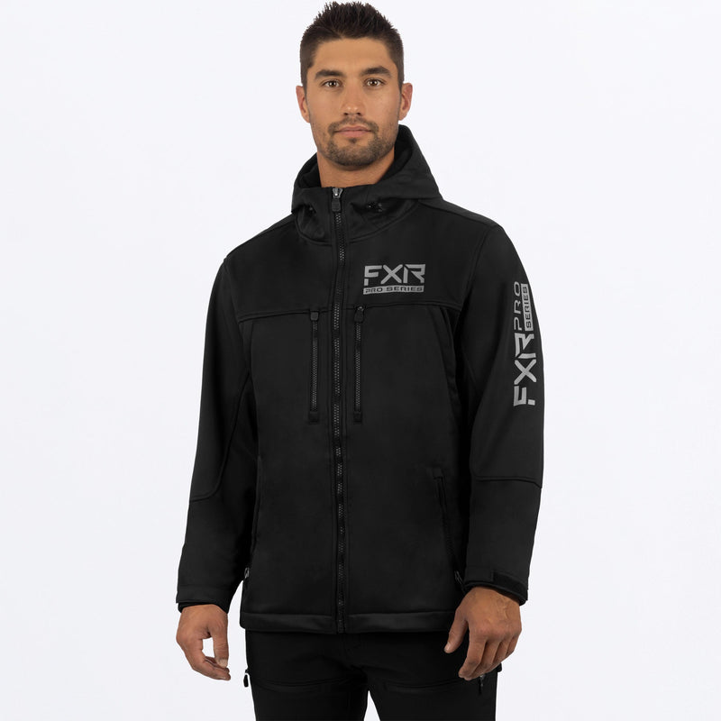 Chargez l'image dans la visionneuse de la galerie, ProSoftshell_Jacket_Black_232001-_1000_front
