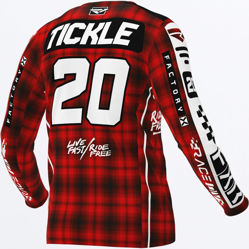 Chargez l'image dans la visionneuse de la galerie, PodiumGladitor_Jersey_RedPlaid_243337-_2100_back
