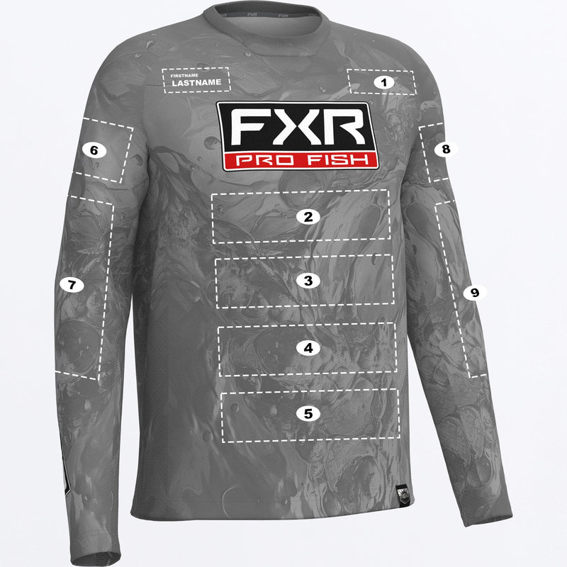 Chargez l'image dans la visionneuse de la galerie, MCustomDerbyUndertowAirUPF_Longsleeve_GreyRed_SKU_262051-_0520_Front
