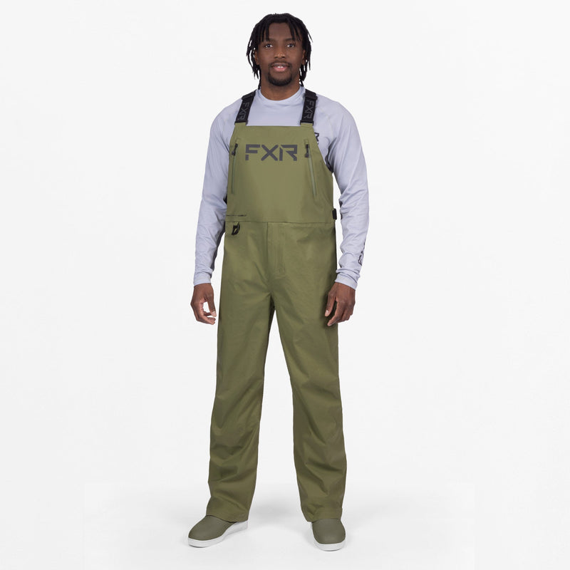 Chargez l'image dans la visionneuse de la galerie, MAdventureLiteTri-LaminateBib_Pant_Moss_SKU_242100-_7900_Front
