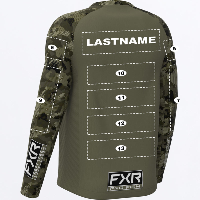 Chargez l'image dans la visionneuse de la galerie, MCustomDerbyDriftCamoAirUPF_Longsleeve_Moss_SKU_262053-_7900_Extra
