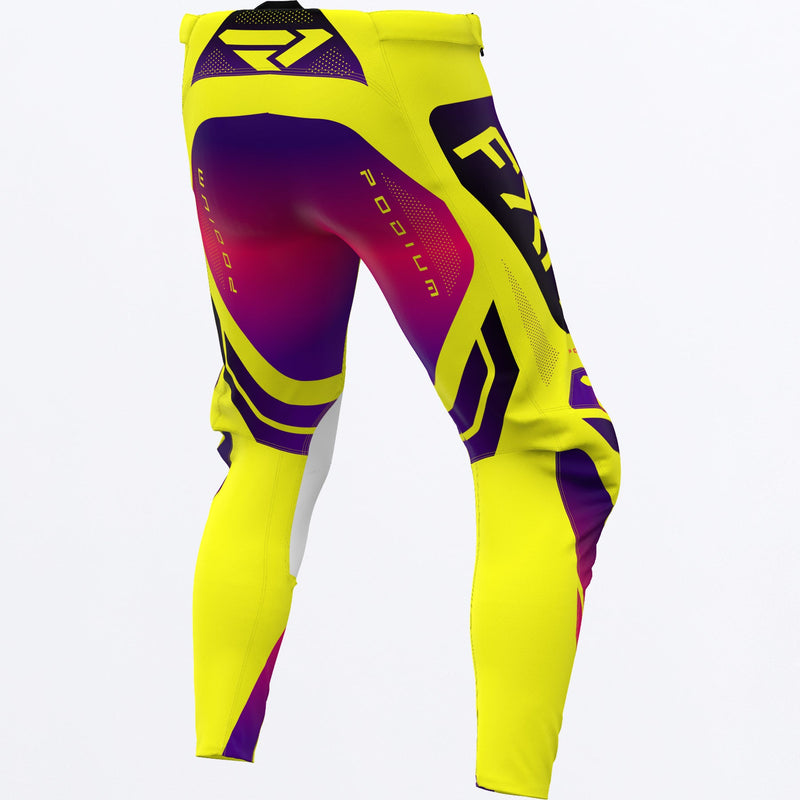 Chargez l'image dans la visionneuse de la galerie, PodiumRelayMX_Pant_YellowRazzBlack_SKU_263371-_6028_Front

