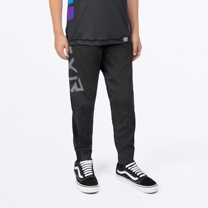 Chargez l'image dans la visionneuse de la galerie, RevoMTB_Yth_Pant_Black_243541-_1000_front
