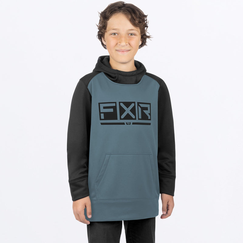 Chargez l'image dans la visionneuse de la galerie, PodiumTechPO_Hoodie_Y_SteelBlack_241501-_0310_front
