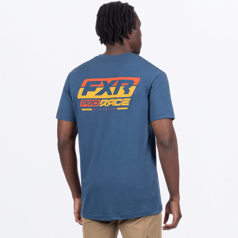 Chargez l'image dans la visionneuse de la galerie, RaceDiv_PremiumTShirt_M_DarkSteelTangerine_242066-_0335_back
