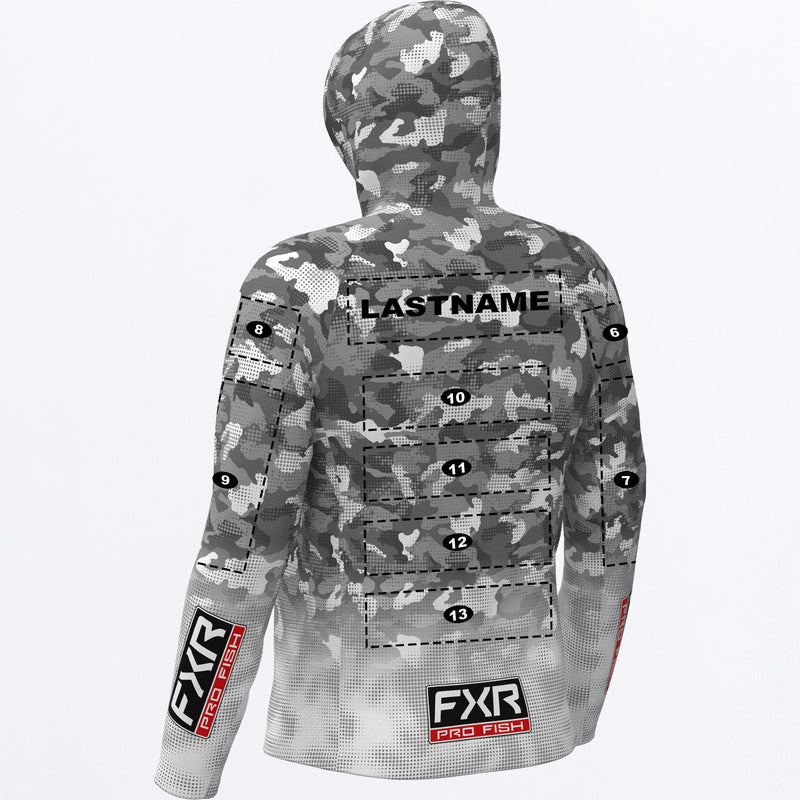 Chargez l'image dans la visionneuse de la galerie, MCustomDerbyDriftCamoAirUPFPO_Hoodie_WhiteRed_SKU_262052-_0120_Extra
