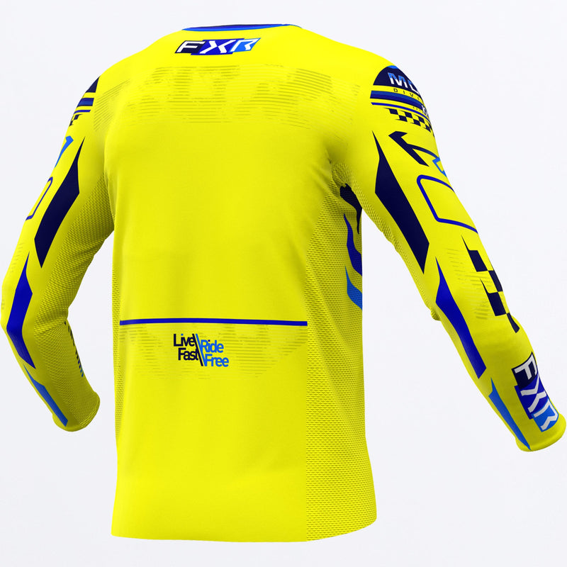 Chargez l'image dans la visionneuse de la galerie, Podium_GLADIATOR_MXJersey_YellowNavyBlue_253335-_6045_back**hover**
