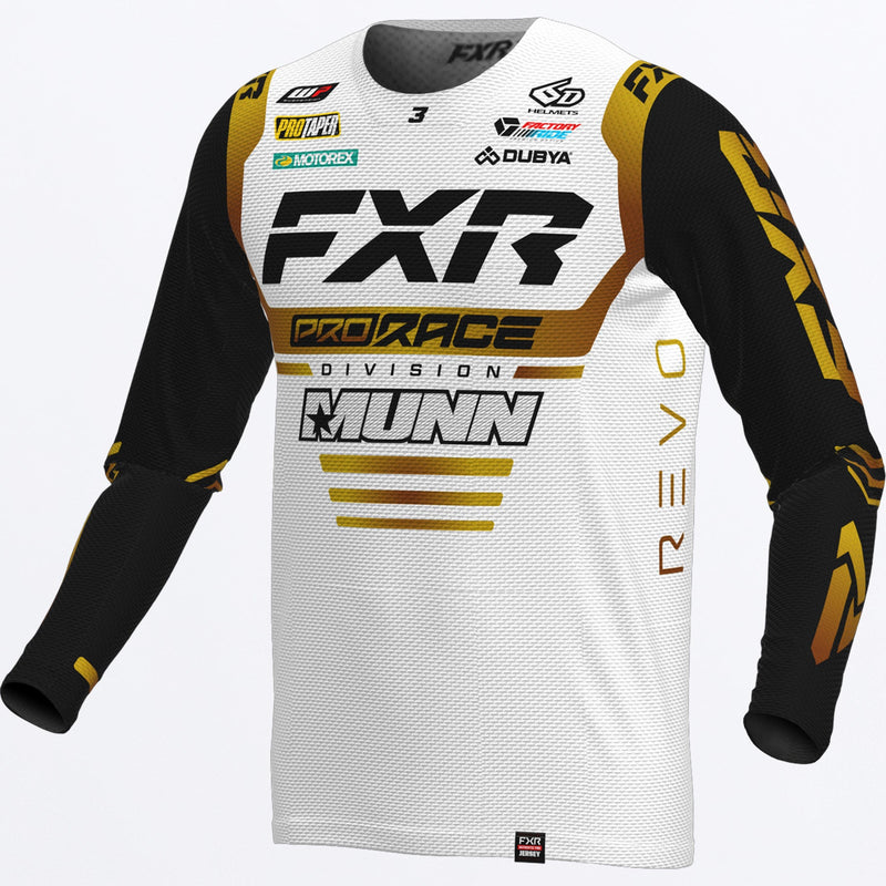 Chargez l'image dans la visionneuse de la galerie, BrownRaceReplica_MXJersey_Gold_243348-_6200_front**hover**
