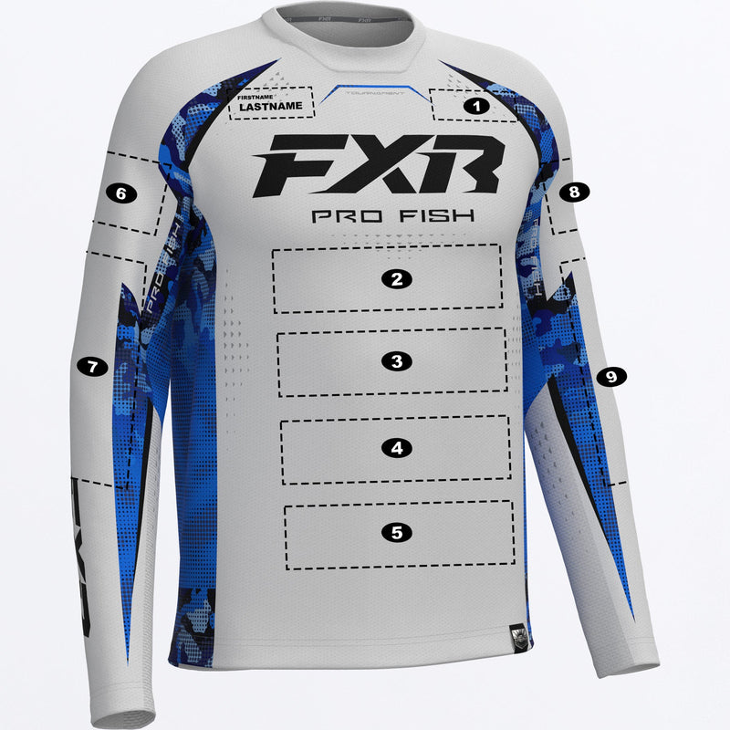 Chargez l'image dans la visionneuse de la galerie, MCustomTournamentAirUPF_Longsleeve_GreyBlue_SKU_262054-_0541_Front
