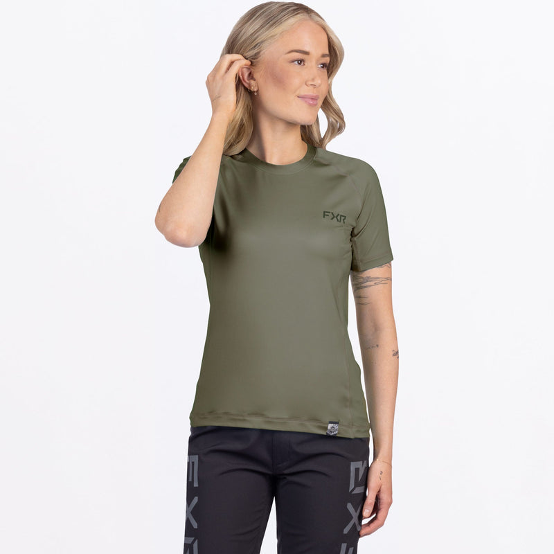 Chargez l'image dans la visionneuse de la galerie, AttackUPF_TShirt_W_Moss_252269-_7900_front
