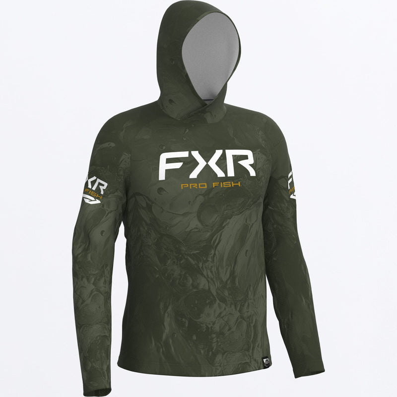 Chargez l'image dans la visionneuse de la galerie, MDerbyUndertowAirUPFPO_Hoodie_ArmyGold_SKU_262098-_7562_Front

