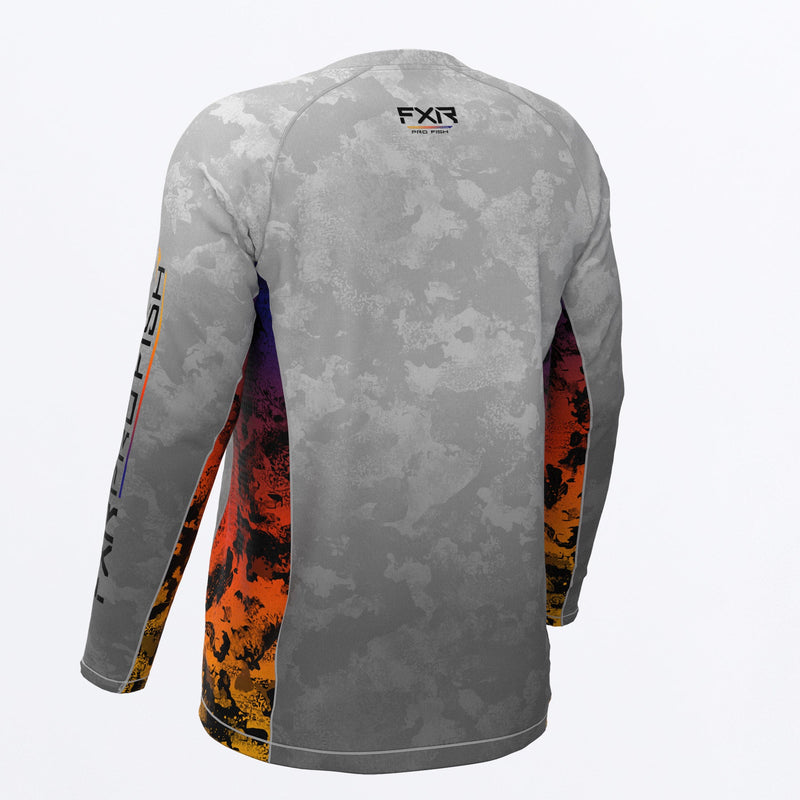 Chargez l'image dans la visionneuse de la galerie, M_Derby_Air_UPF_Longsleeve_grey_cameo_anodized_232086_0723_back
