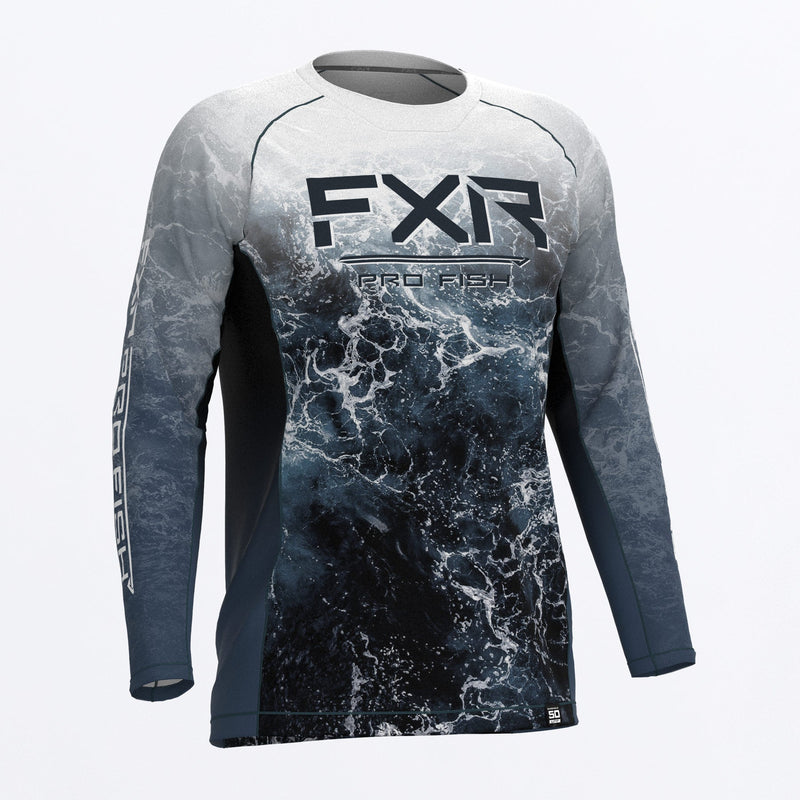 Chargez l'image dans la visionneuse de la galerie, Derby_UPF_Longsleeve_M_DarkSteelRippleGrey_232099_0305_front
