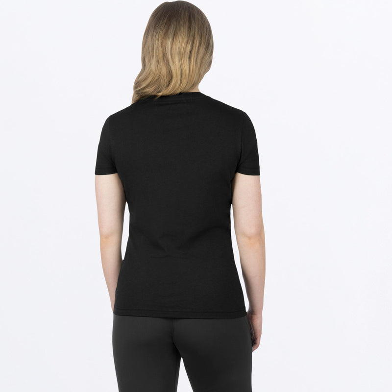 Chargez l'image dans la visionneuse de la galerie, AntlerPrem_TShirt_W_BlackEPinkRazz_241413-_1097_back
