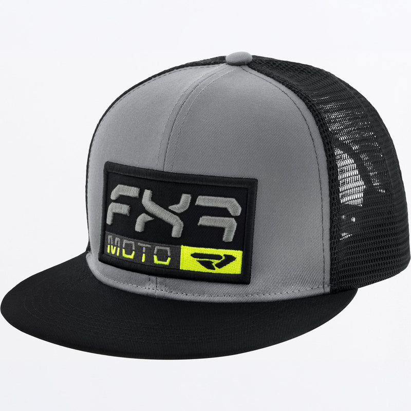 Chargez l'image dans la visionneuse de la galerie, MOTO_Hat_GreyBlack_241643-_0510_Front
