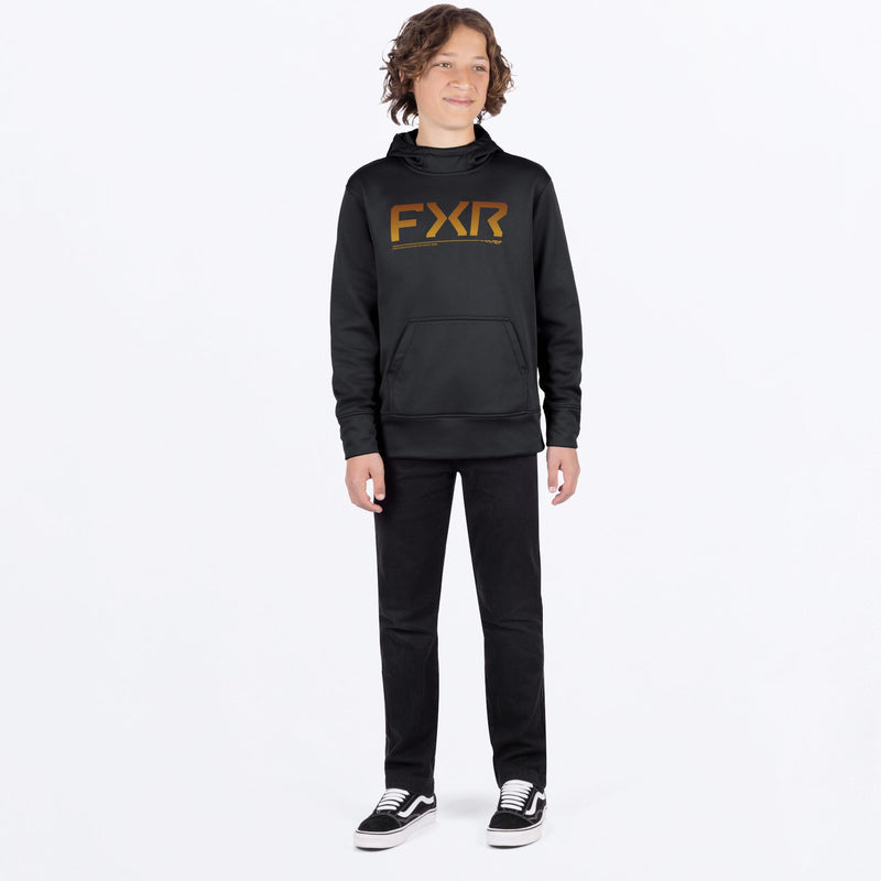 Chargez l'image dans la visionneuse de la galerie, YthRaceDivisionTechPO_Hoodie_BlackOrange_SKU_271505-_1062_Extra1
