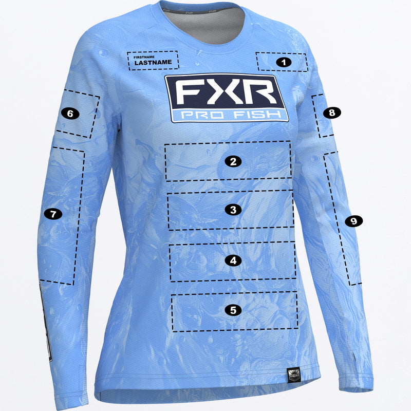 Chargez l'image dans la visionneuse de la galerie, WCustomDerbySwellAirUPF_Longsleeve_MauiBlue_SKU_262262-_5900_Front
