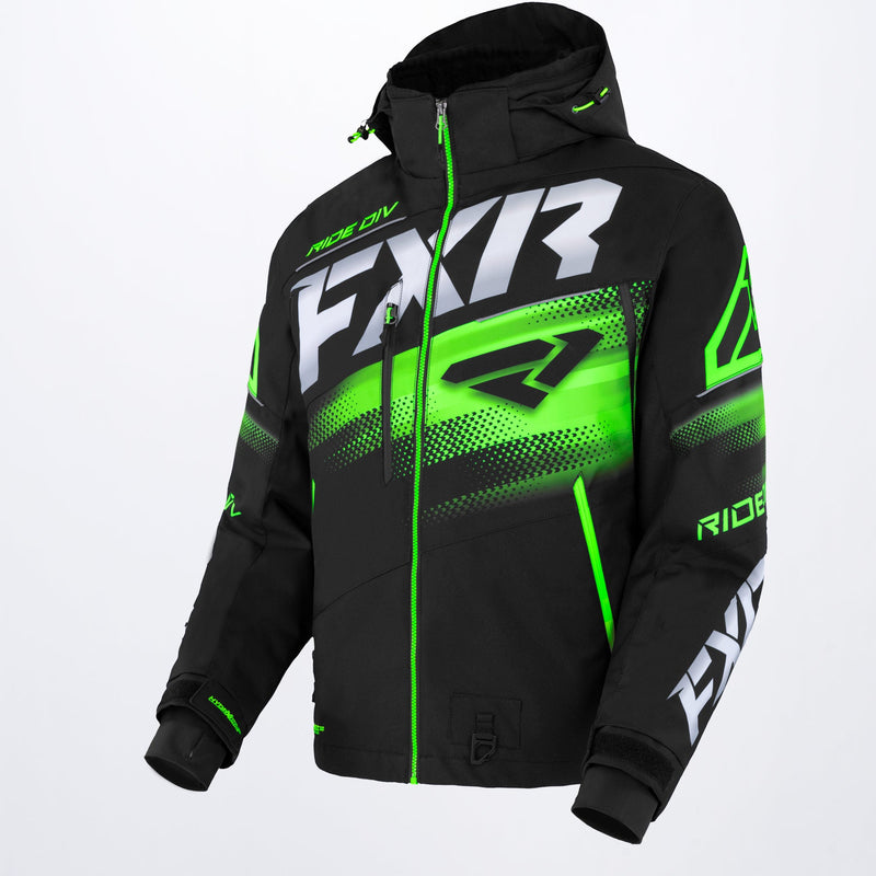 Chargez l'image dans la visionneuse de la galerie, BoostFX_Jacket_M_BlackLime_230026-_1070_front
